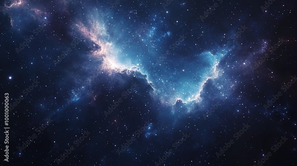 Stunning Cosmic Nebula in Deep Space Stunning Cosmic Nebula in Deep Space