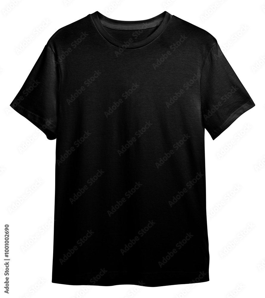 Black t-shirt png sticker, design space, transparent background Black t-shirt png sticker, design space, transparent background