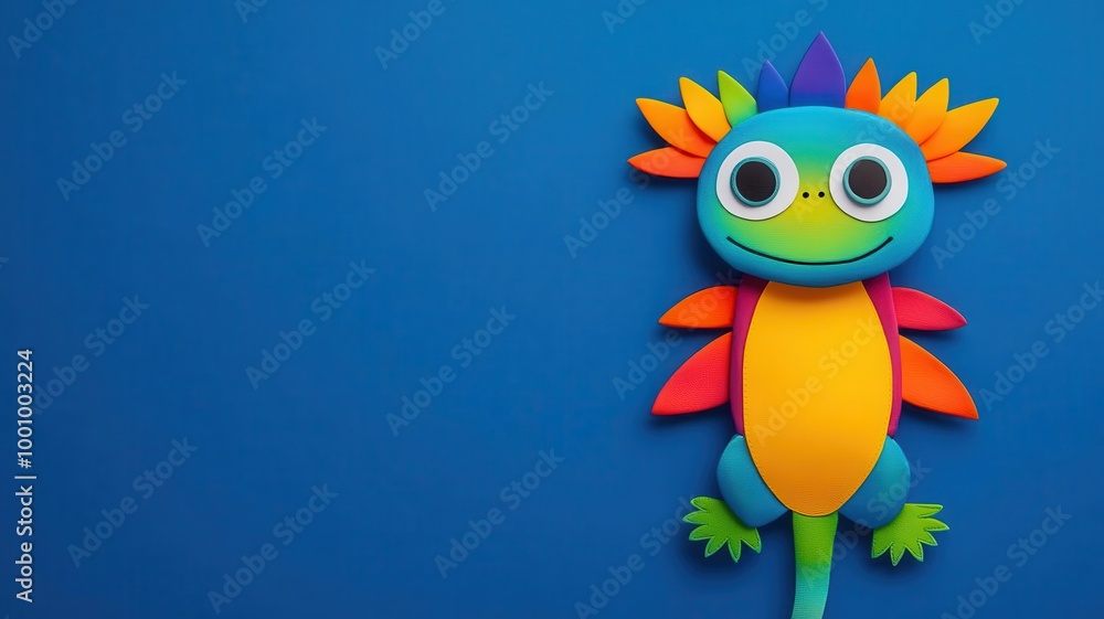 Frightening monster outfit flat design, top view, cryptid theme, water color, vivid Frightening monster outfit flat design, top view, cryptid theme, water color, vivid