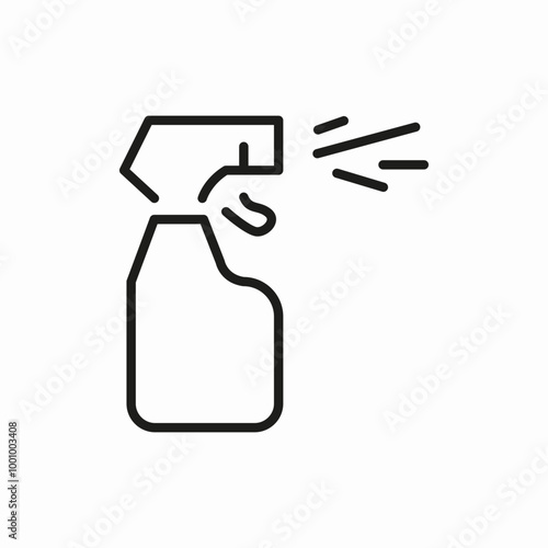 spray alcohol icon sign vector