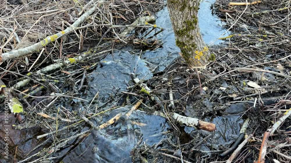 Trees in near river gnawed by beavers. Tree felled by beaver. Beaver work. Trees cut down by beavers in forest. Work of beaver at river. Tree cut beavers on lake. Trees in near river gnawed by beavers. Tree felled by beaver. Beaver work. Trees cut down by beavers in forest. Work of beaver at river. Tree cut beavers on lake.