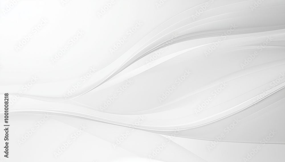 Minimalistic abstract design featuring soft white flowing lines and curves on a clean background, providing ample copy space for text or graphic overlays, ideal for business or modern digital communic Minimalistic abstract design featuring soft white flowing lines and curves on a clean background, providing ample copy space for text or graphic overlays, ideal for business or modern digital communic