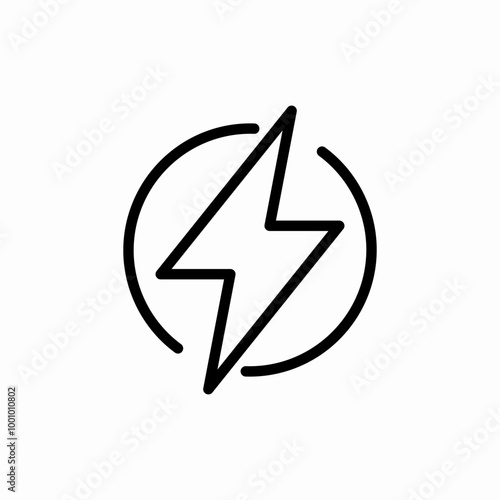 energy button icon sign vector