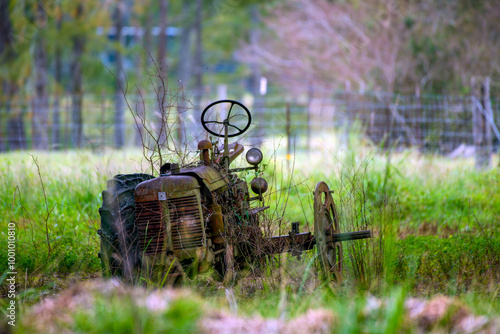 If this tractor could tell its story, it would be grand. 