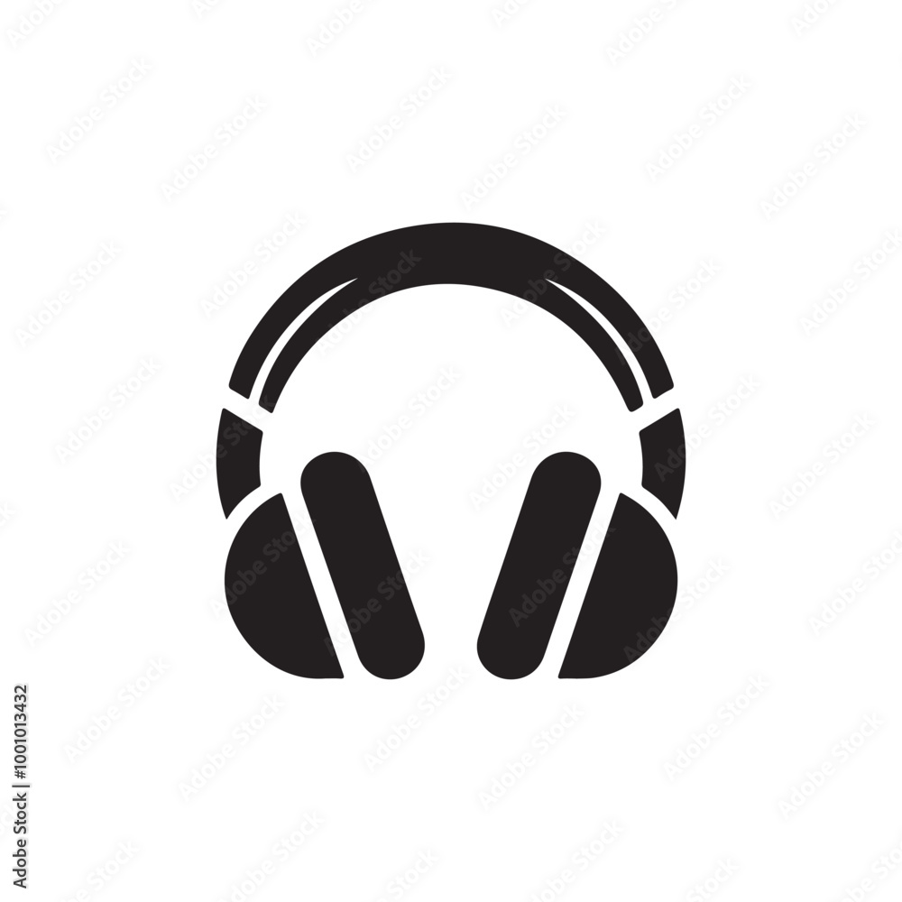 Simple Black Headphone Logo Illustration - Vector Art for Audio, Music Streaming, and Digital Branding Concepts
Simple Black Headphone Logo Illustration - Vector Art for Audio, Music Streaming, and Digital Branding Concepts