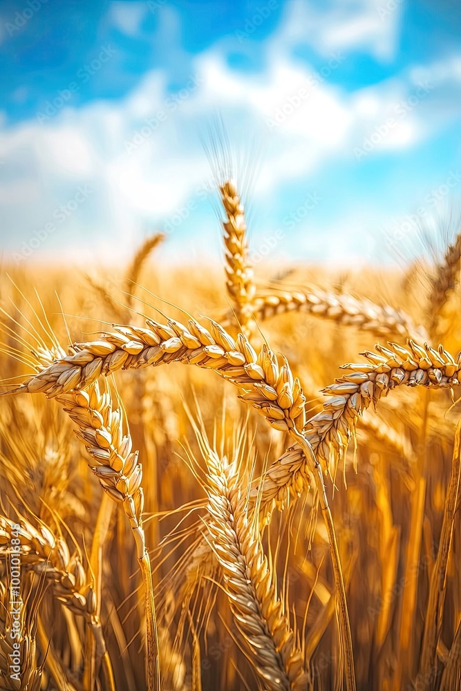 beautiful field of ripe wheat. Selective focus beautiful field of ripe wheat. Selective focus