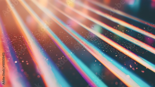 Vibrant, colorful lines create a mesmerizing abstract pattern, perfect for backgrounds and design projects. Bright, eye-catching details.