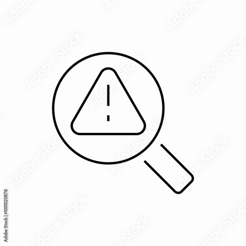 problem identification icon sign vector