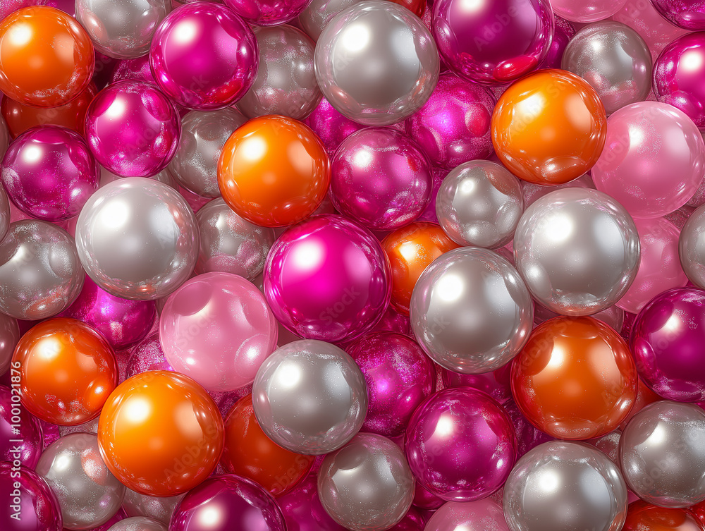 Fototapeta premium beads background, bead texture, colorful beads, bead pattern