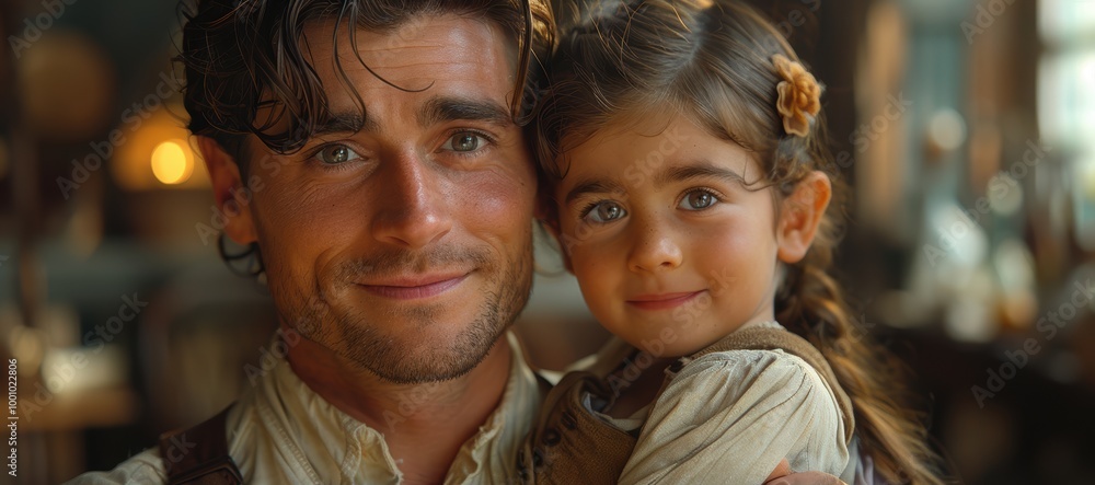 Father and Daughter Portrait