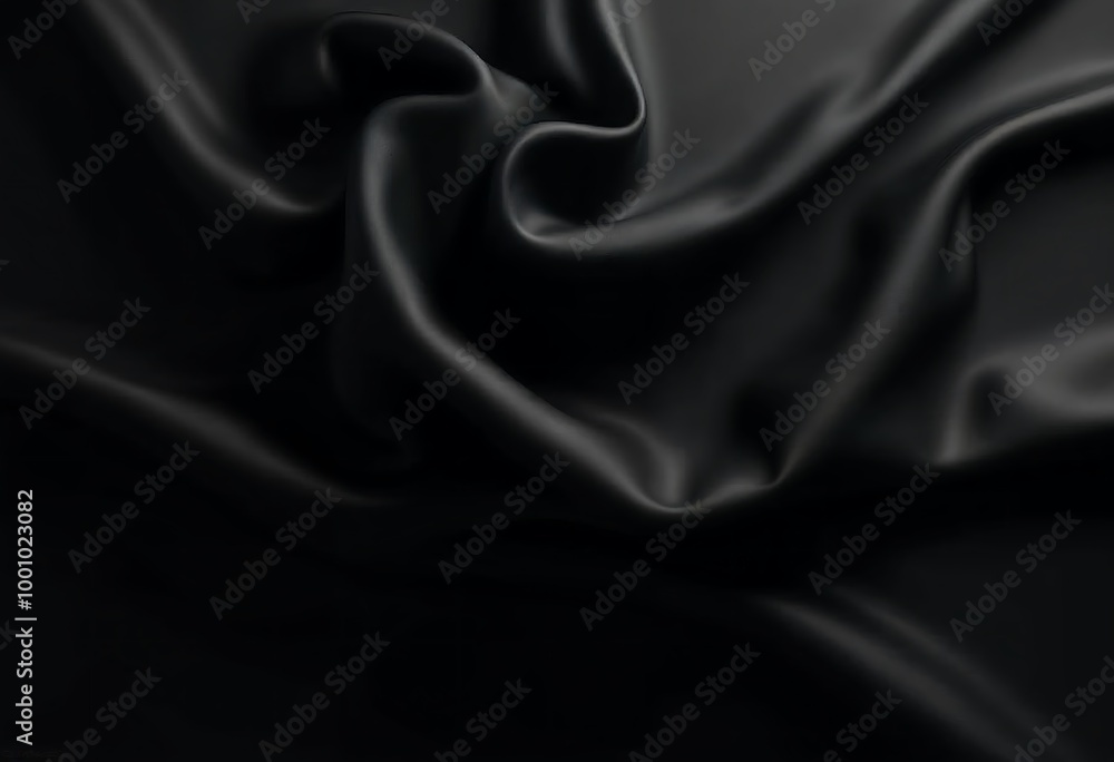 Fototapeta premium Abstract background featuring luxurious fabric folds, resembling liquid waves of grunge silk, satin, or velvet texture. Ideal for sophisticated Christmas backgrounds or elegant wallpaper designs
