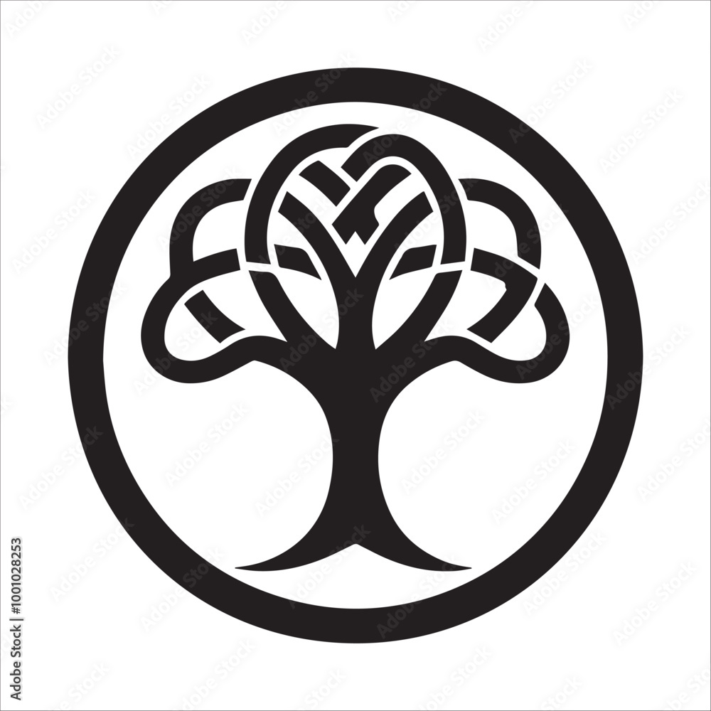 Celtic Tree of Life Clipart - Celtic Tree Silhouette Vector illustration - Celtic Tree Logo Concept Celtic Tree of Life Clipart - Celtic Tree Silhouette Vector illustration - Celtic Tree Logo Concept