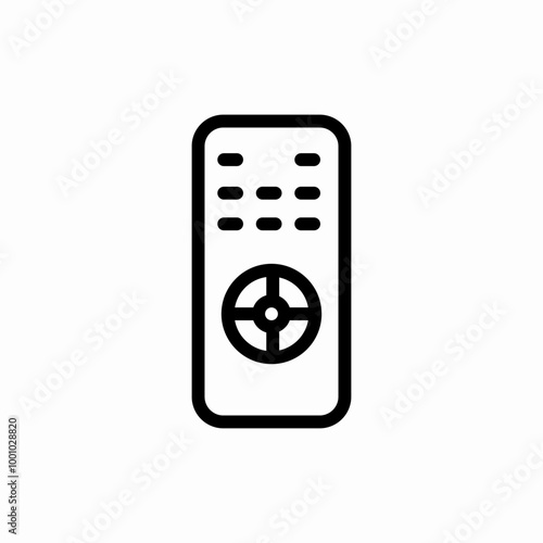 remote distant control icon sign vector