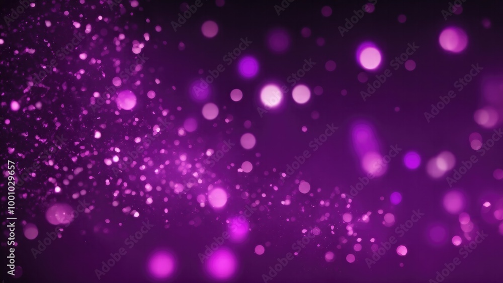 Soft Bokeh Lights on Dark Purple Background Soft Bokeh Lights on Dark Purple Background