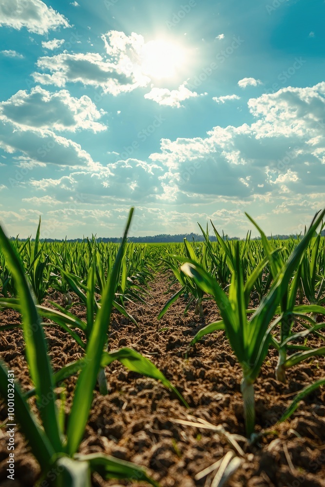beautiful onion field. Selective focus beautiful onion field. Selective focus