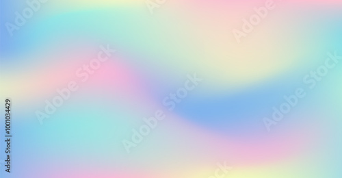 Abstract gradient pastel background. Blurry rainbow mesh backdrop. Multicolor smooth wallpaper