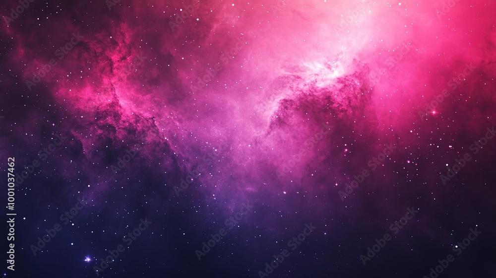 Ethereal Cosmic Cloud with Stars in Vibrant Colors Ethereal Cosmic Cloud with Stars in Vibrant Colors