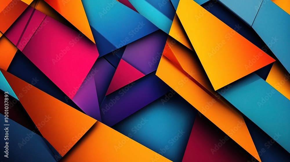 Colorful Abstract Geometric Background Design Colorful Abstract Geometric Background Design
