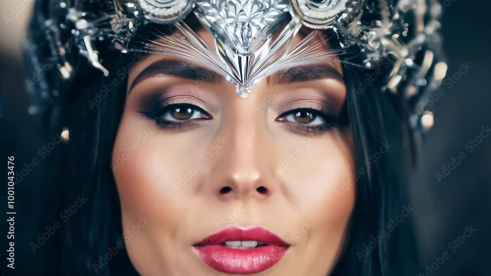 笑顔が輝く女性の瞬間