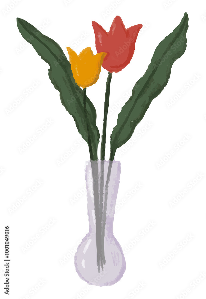 Flower vase png aesthetic sticker, transparent background Flower vase png aesthetic sticker, transparent background