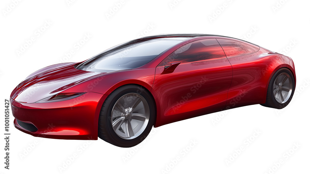 Sporty toy car isolated on transparent PNG. Sleek car. Sporty toy car isolated on transparent PNG. Sleek car.