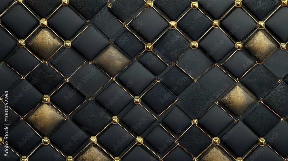 Elegant Black and Gold Pattern Background Elegant Black and Gold Pattern Background