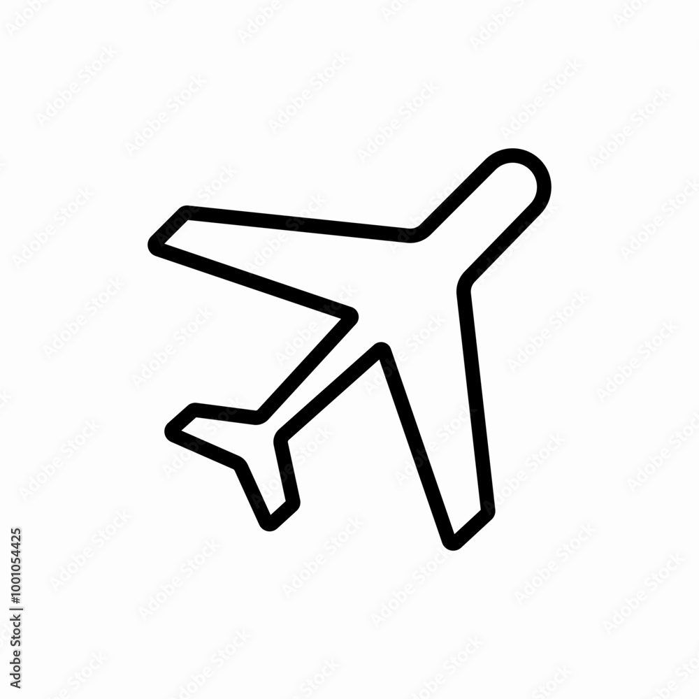airplane industry icon sign vector airplane industry icon sign vector