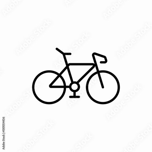 bike transportation icon sign vector