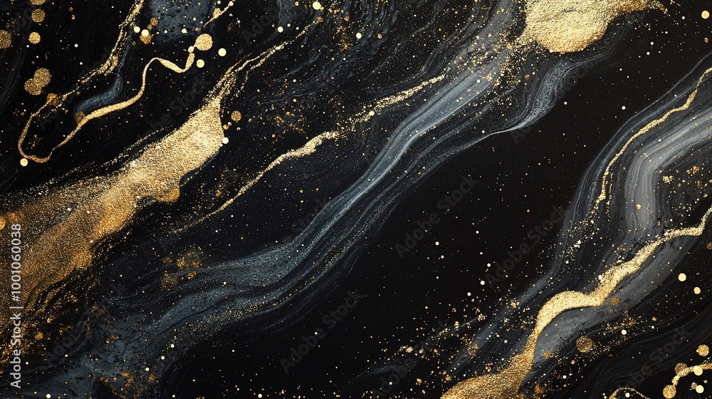Elegant Gold and Black Abstract Background Design Elegant Gold and Black Abstract Background Design