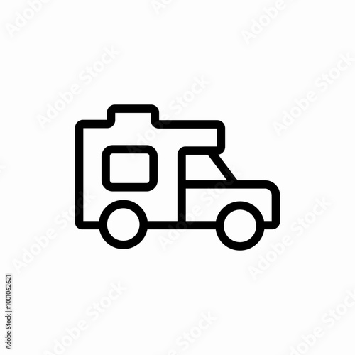 caravan dreamstale icon sign vector