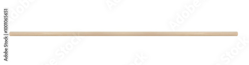 Konstfotografi Horizontal wooden peg, stick. On isolated transparent background.