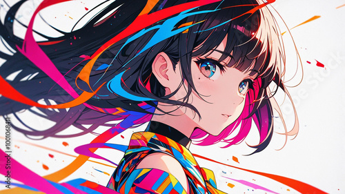 vibrant anime art wallpapers: stunning and attractive backgrounds