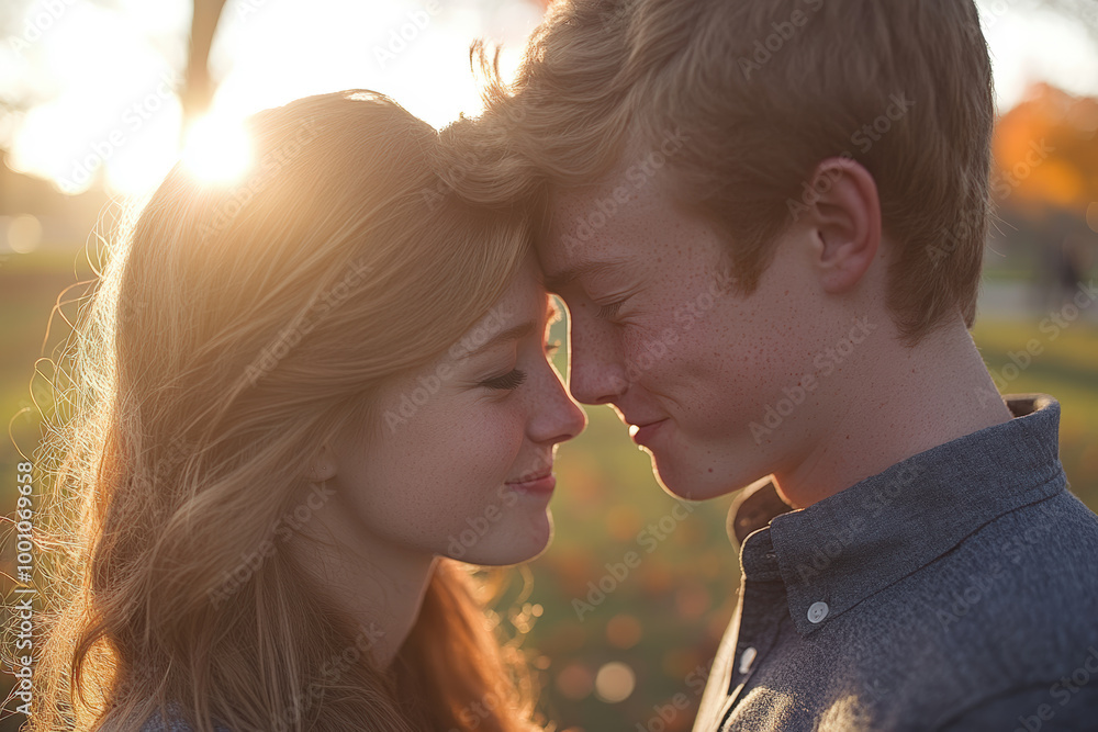 Tender Moment at Sunset Tender Moment at Sunset