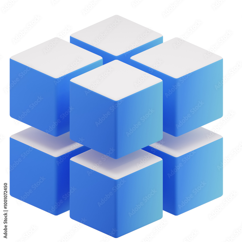 Array 3D Illustration Array 3D Illustration