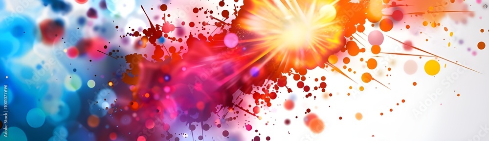 Vibrant Abstract Paint Splatter Colorful Background Vibrant Abstract Paint Splatter Colorful Background