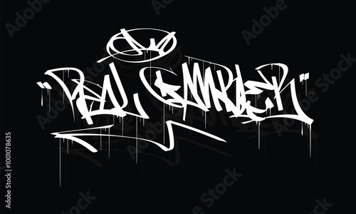 REAL GAMBLER graffiti tag style design