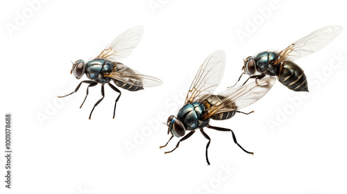 Common fly insect closeup.