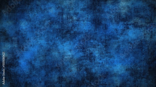 Dark Blue Grunge Texture Background for Design Projects