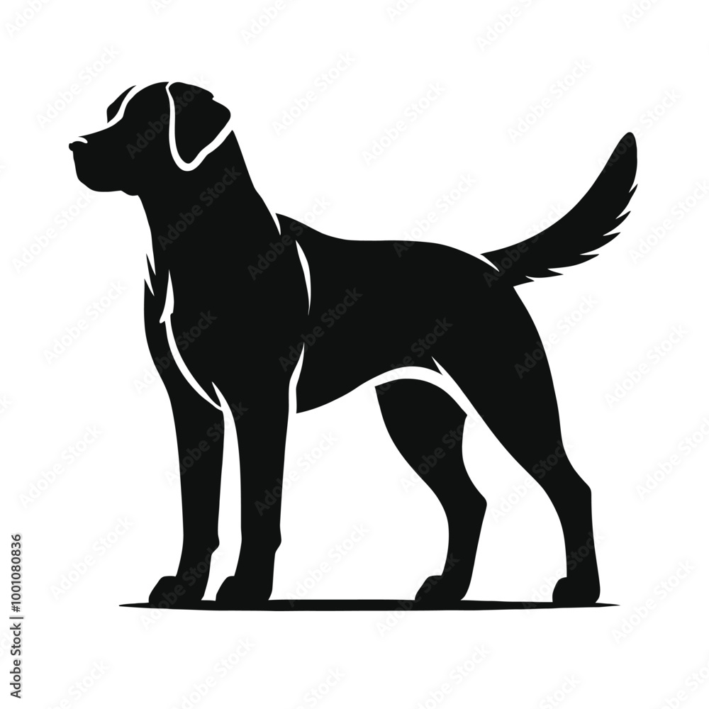 Labrador Retriever Silhouette Labrador Retriever Silhouette