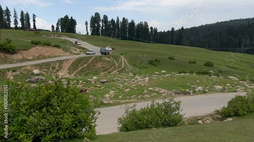 Kupwara and doodpathri Budgam kashmir looks same beautiful and attractive destination wast rangeland and green fields Clip 5 photo