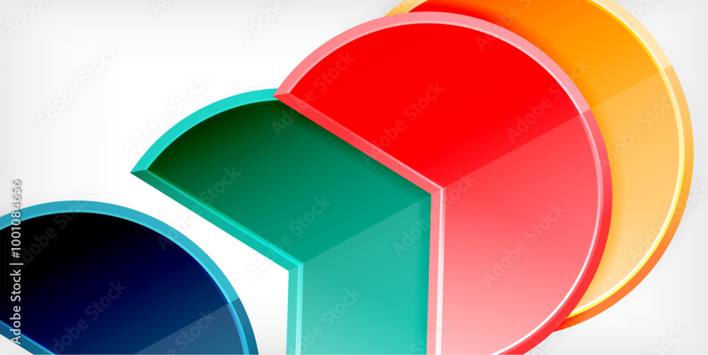 Trendy round shapes with triangular angle design element. Vector Illustration For Wallpaper, Banner, Background, Card, Book Illustration, landing page Trendy round shapes with triangular angle design element. Vector Illustration For Wallpaper, Banner, Background, Card, Book Illustration, landing page