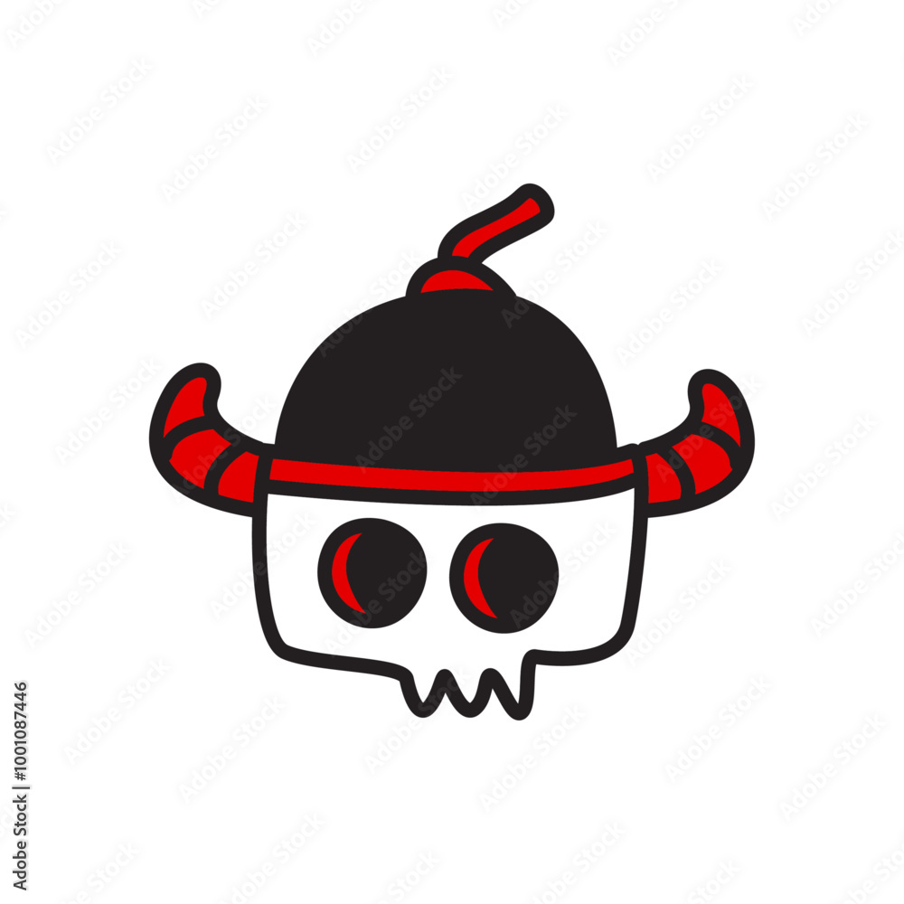 skull character design vector illustration skull character design vector illustration