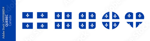 Flag of Quebec province, Canada