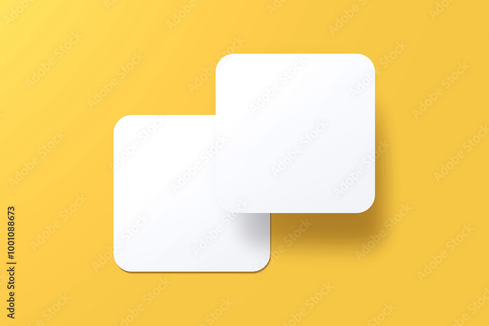 Square Rounded Business Card Square Rounded Business Card