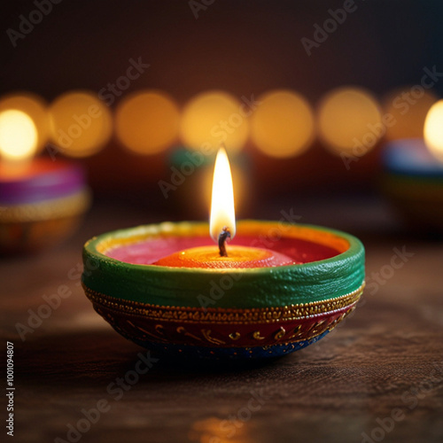 Diwali with Beautiful Candle Displays