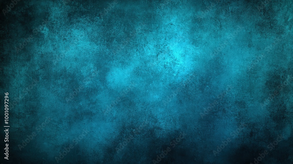 Dark Teal Background with Vignette Texture Dark Teal Background with Vignette Texture