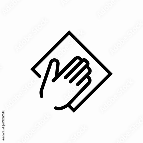 hand cleaning icon sign vector
