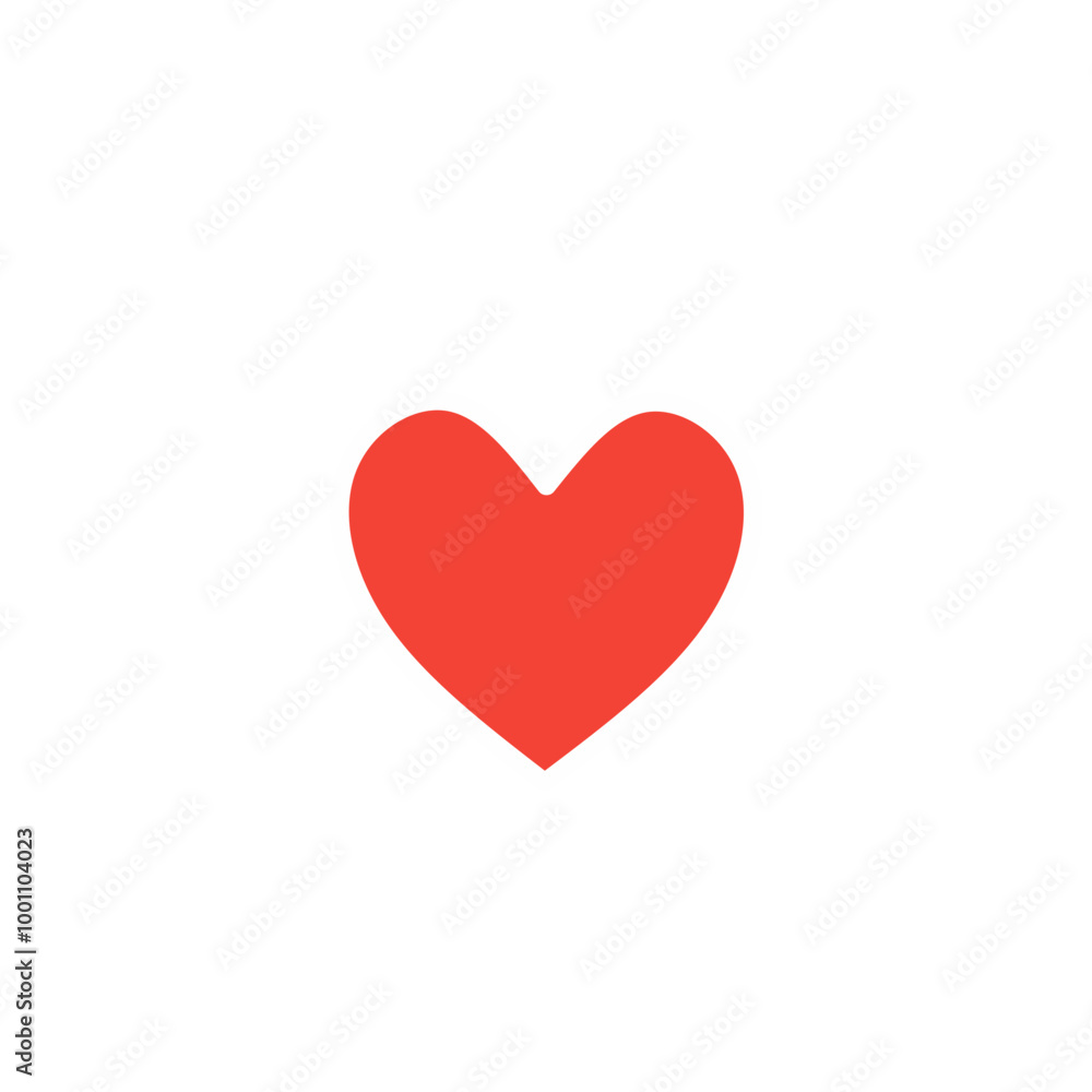 Obraz premium Heart Icon, Editable love Icon. Vector illustration in thin line style.