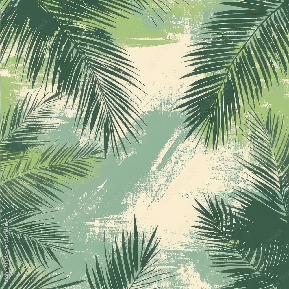 palm tree leaves palm tree leaves