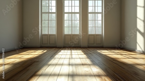 Empty Living Room with Natural Light